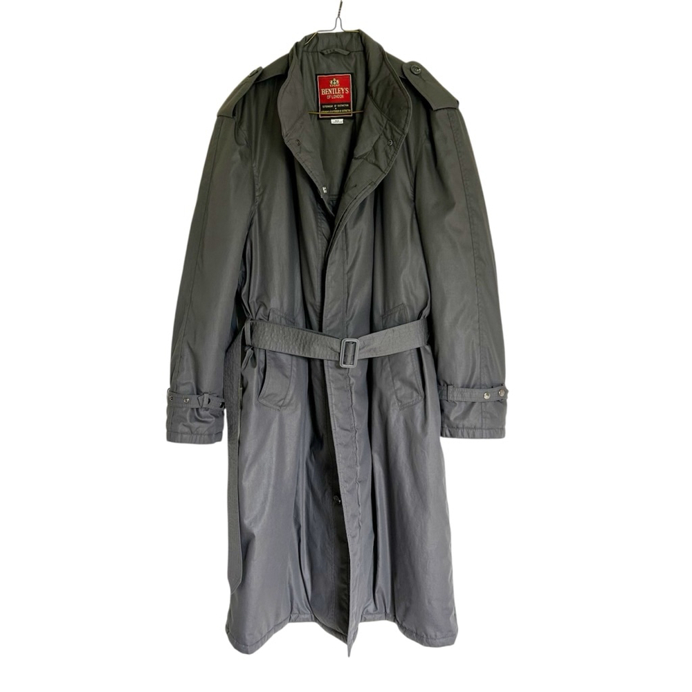 Vintage Men's Bentley's of London Lightly Insulated Trench Coat Size 42 Regular